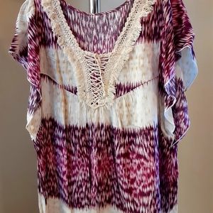 Gorgeous Boho Blouse with Crochet Detail